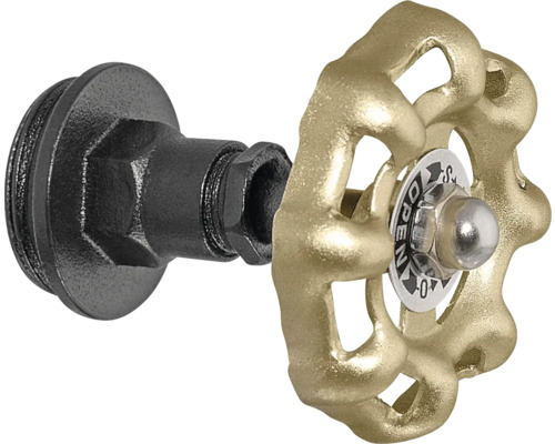 Ventilgriff aus Metall mit offenem und geschlossenem Anzeiger