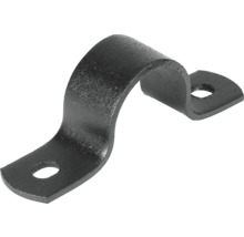 Rohrschelle aus Metall mit Befestigungslöchern