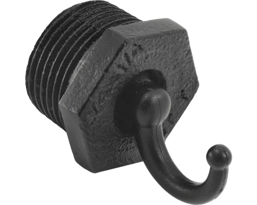Schraubstopfen mit Haken aus Stahl