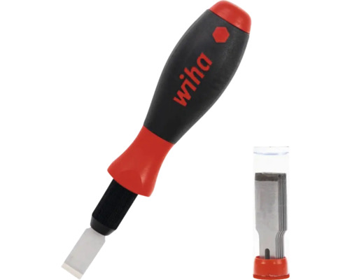 Wiha Logo Schablonenmesser mit Klingenmagazin