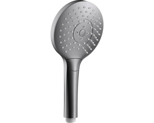 Handbrause aus Metall mit mehreren Strahlarten für Duschen