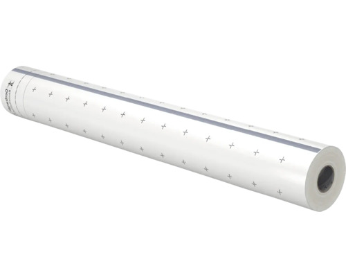 Bauzeitschutz 1,5 m x 50 m Rolle=75m² Rolle Abdeckpapier mit Markierungen