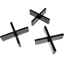 Drei schwarze Fliesenkreuze