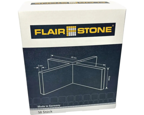 Verpackung Flair Stone Fugenkreuze, 48 x 15 x 3 Millimeter, Inhalt 50 Stück, Hergestellt in Deutschland
