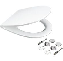 Toilettendeckel aus Kunststoff mit Montagezubehör