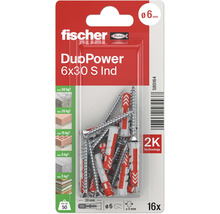 Fischer DuoPower Dübel 6x30 S Ind, 16er Pack