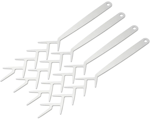 Mehrere Pfostenanker aus Metall