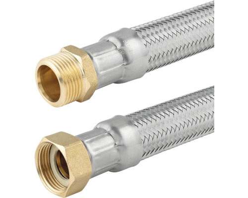 Flexibler Panzerschlauch mit Messinganschluss