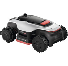 Mähroboter mit grobstolligen Rädern