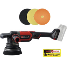 Einhell Akku-Poliermaschine mit Polieraufsätzen und Power X-Change Hinweis