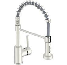 Küchenarmatur mit flexiblem Auslauf und Einhebelmischer