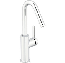 Küchenarmatur aus Metall mit hohem Auslauf