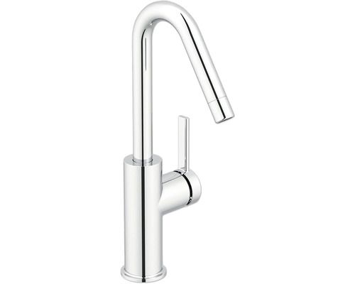 Waschtischarmatur Avital Bonny Swan Eco chrom Küchenarmatur aus Metall mit hohem Auslauf