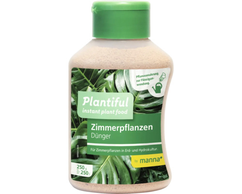 Plantiful Zimmerpflanzen Dünger von Manna, 250 Gramm für Zimmerpflanzen in Erd- und Hydrokultur.