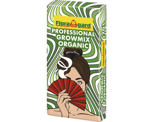 Floragard Professional Growmix Organic Pflanzerde, 70 Liter