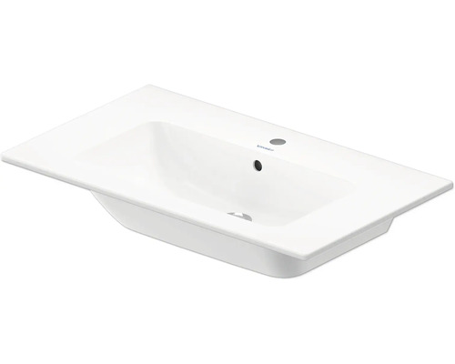 Möbelwaschtisch Duravit Me by Starck eckig 83x49 cm weiß Waschbecken aus Keramik