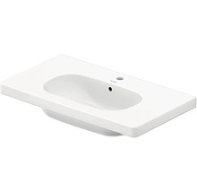 Waschtisch aus Sanitärkeramik mit Hahnloch und Überlauf