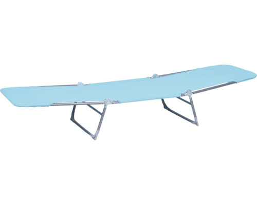 Liege mit Stahlgestell und Textilbespannung