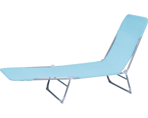 Liegestuhl mit verstellbarer Rückenlehne und Metallgestell