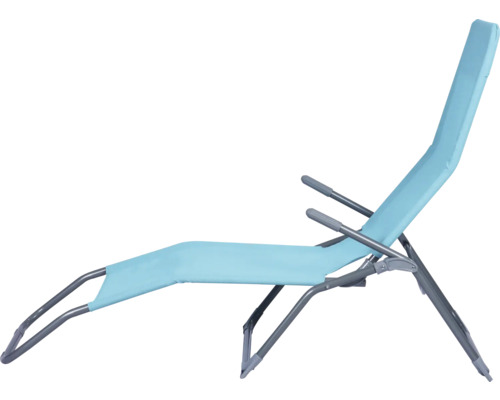 Liegestuhl mit verstellbarer Rückenlehne und Armlehnen