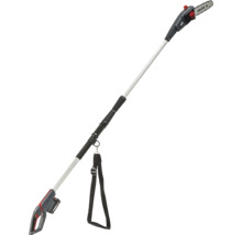 Akku-Hochentaster mit Teleskopstiel und Tragegurt