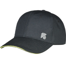 Schwarze Baseballkappe mit Logo