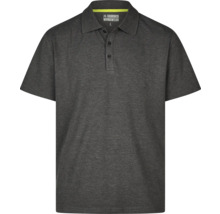 Graues Hammer Workwear Poloshirt mit Knopfleiste