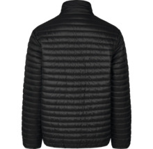 Schwarze Steppjacke, Rückansicht