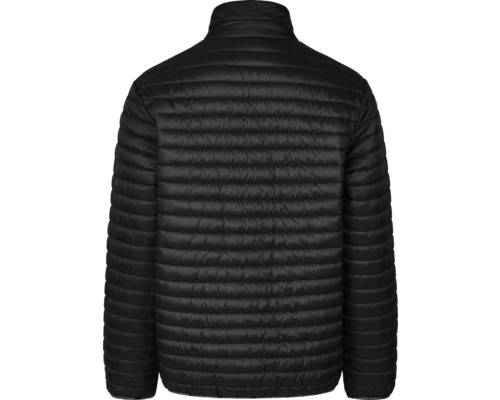Schwarze Steppjacke, Rückansicht