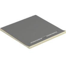 Quadratische Duschwanne mit Ablauf