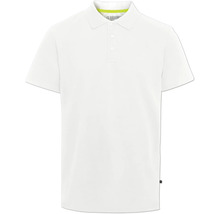 Weißes Poloshirt