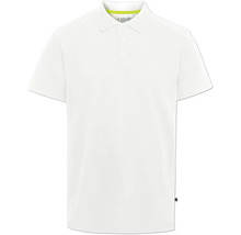 Weißes Poloshirt mit kurzen Ärmeln