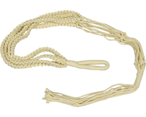 Makramee Pflanzenaufhänger aus Seil