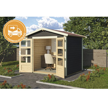 Gartenhaus mit Doppeltür und Expresslieferung Symbol