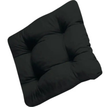 Schwarzes Stuhlkissen