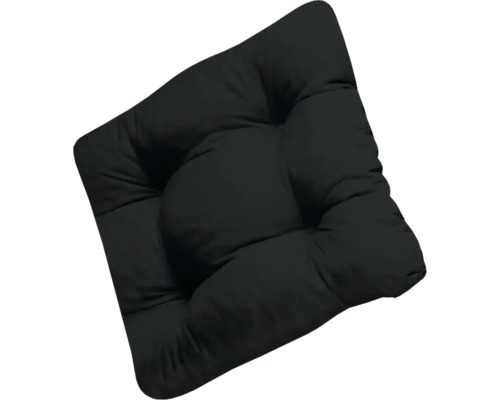 Schwarzes Stuhlkissen