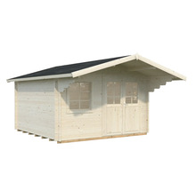 Gartenhaus aus Holz mit Fenster und Doppeltür