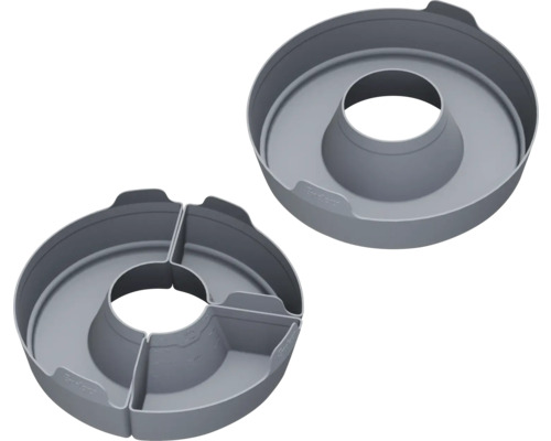 Silikonformen-Set Enders für den mobilen Backofen VAMO 4tlg Zweiteilige Gießform für Pflanztöpfe