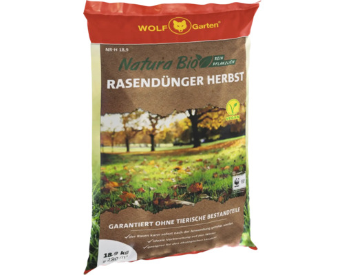 Wolf Garten Natura Bio Herbstrasendünger Sack