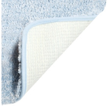 Detailansicht einer Badematte mit rutschfester Unterseite