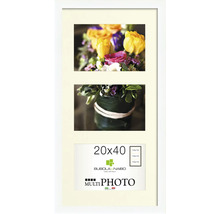 Fotorahmen für drei Fotos, Format 20x40 cm