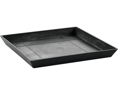 Quadratischer Pflanzenuntersetzer aus Kunststoff