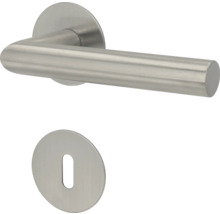 Türdrücker aus Edelstahl mit Rosette