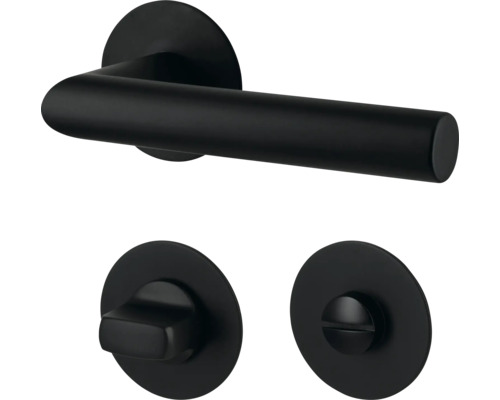 Türdrückergarnitur mit Drehriegel für Badezimmer und Toiletten