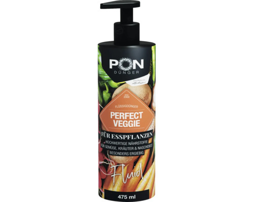 Pon Perfect Veggie Flüssigdünger in einer 475 ml Flasche für Gemüsepflanzen