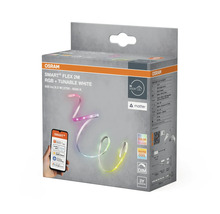 Verpackung einer Osram Smart+ Flex 2 Meter LED Leuchte für den Innenbereich mit Farbwechsel und einstellbarem Weißton