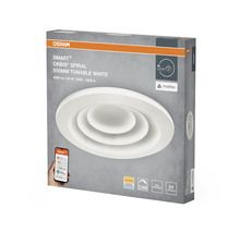 Osram Smart+ Orbis Spiral LED Deckenleuchte, 500 Millimeter Durchmesser, tunable white