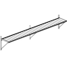 Regalboden mit Halterung zur Wandbefestigung