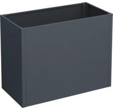 Rechteckiger Pflanzkasten aus Metall