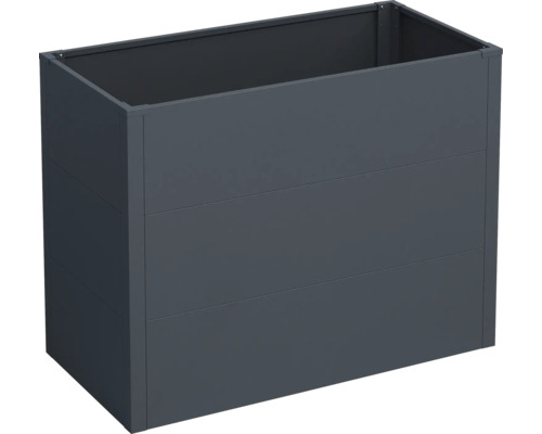 Rechteckiger Pflanzkasten aus Metall